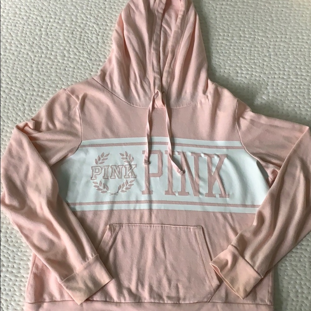 Victoria’s Secret PINK pink cropped sweatshirt